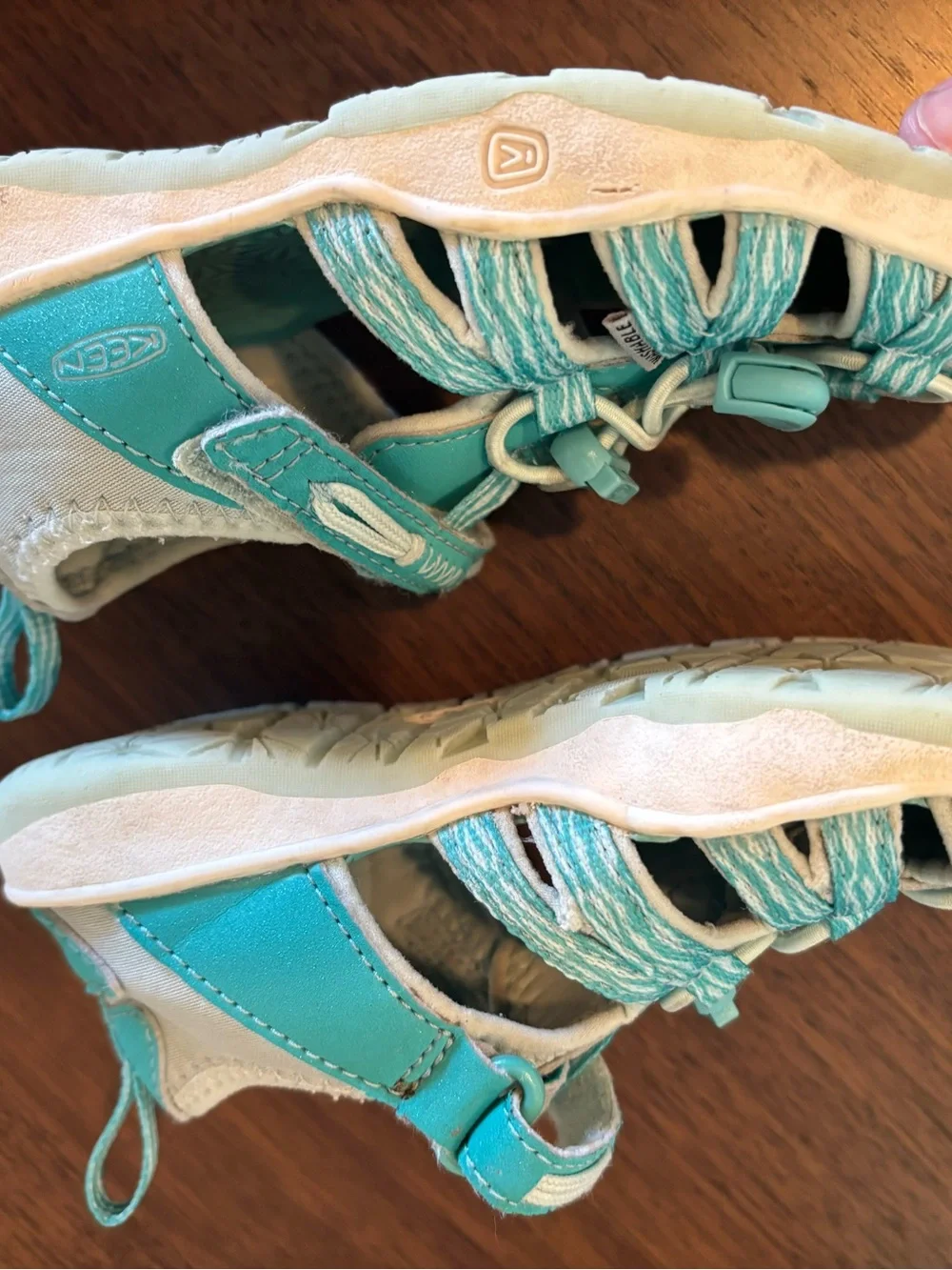 Keen Kids Teal and White Outdoor Sandals